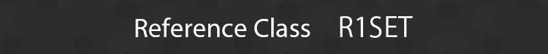 Reference Class　R1SET